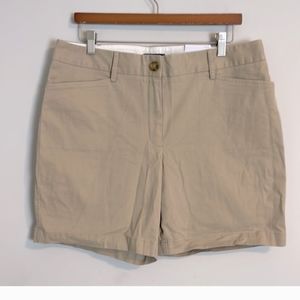Lands End Womens Khaki Shorts